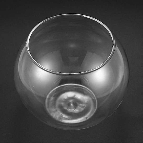 3x Rund Sfär Vas I Transparent Glas Akvarium