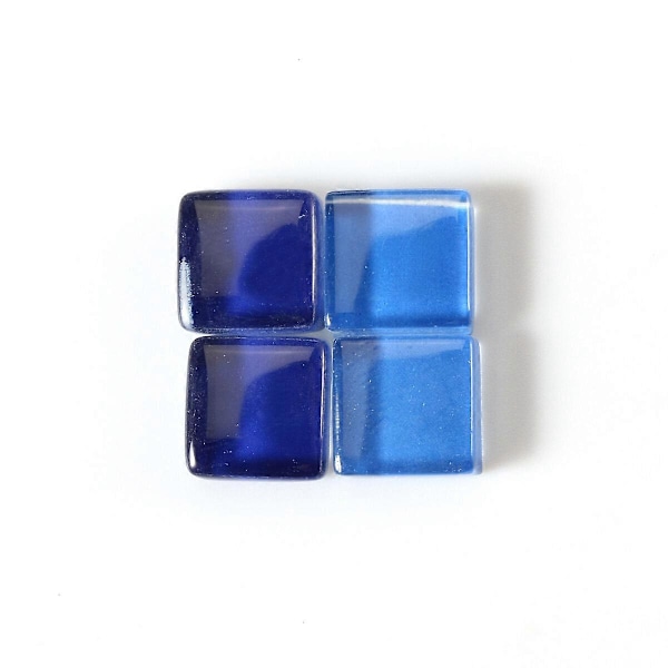 10mm 200g Sekoitettuja mosaiikkilaattoja askarteluun, kristallimosaiikkitarvikkeet (kymmenen väriä)