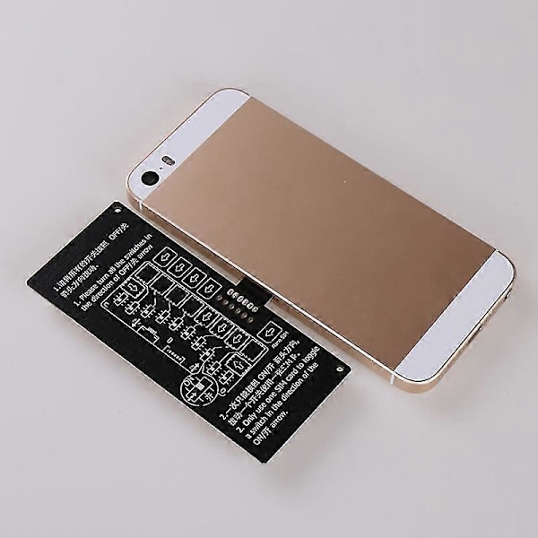 10-plats Adapter Multi-läsare Mini Sim Nano Med Kontrollbrytare För Iphone5/6/7/8/x