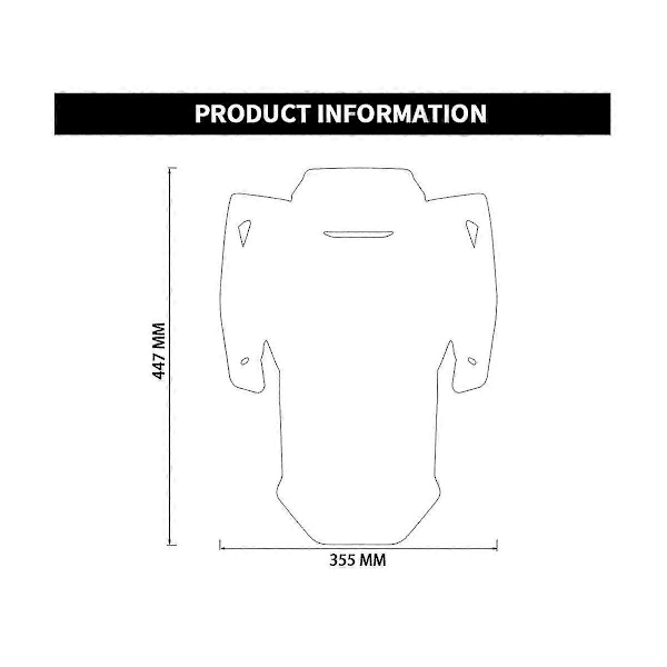 Cycle Creen Deflektor För Tmax T-max 560 Tmax560 T-max560 2022 2023