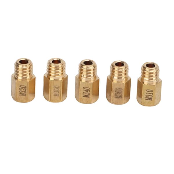 10 stk./sæt Karburator Hoveddyse Sæt Hex Stil Messing Erstatning for Mikuni VM TM TMX 300?390