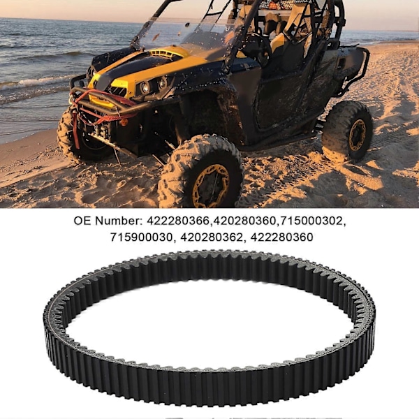 Transmissionsdrivrem 422280366 Slidstærk Holdbar Robust Drivrem Til Commander 1000
