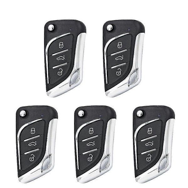5 stk., 3 knappers Keydiy B30 K Fjernbetjeningsnøgle -b- Til -x2 Kd900 Minikd,urg