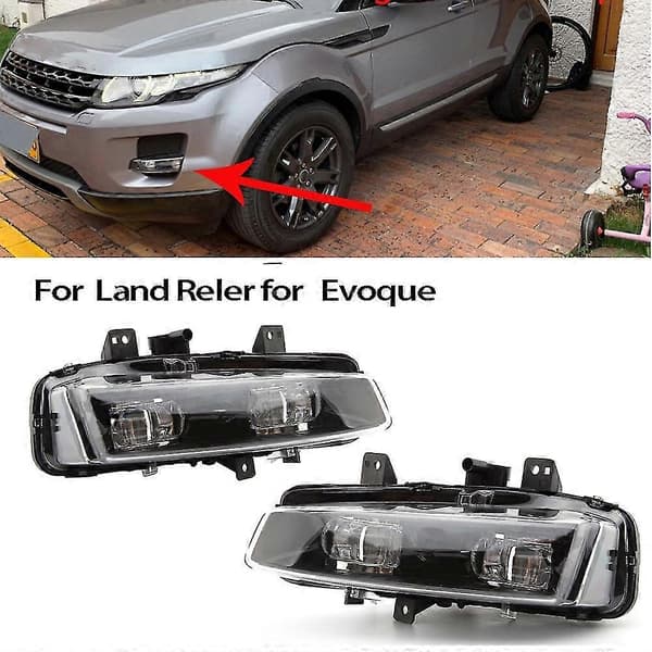Bil Frontfanger Tåkelys Høyre Passasjerside Tåkelykt For Range Rover Evoque 2011-2016 Lr026089