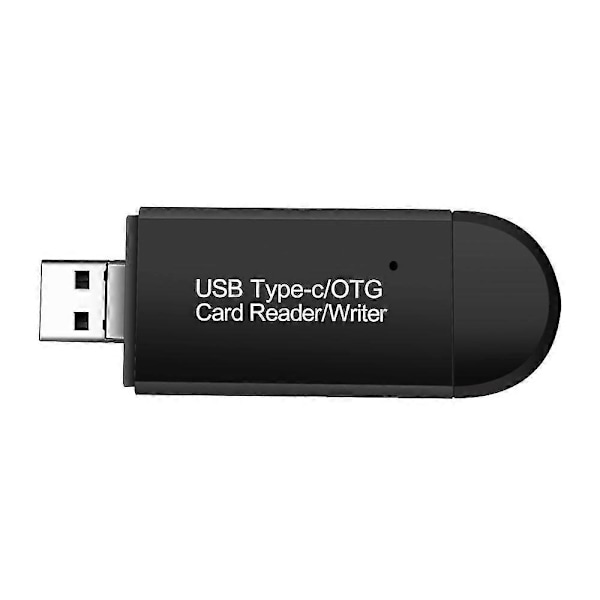 Kortläsare 5-i-1 Typ-c/usb/-usb Anslutning Minneskortläsare Otg Adapter För Pc/laptop/smartphone
