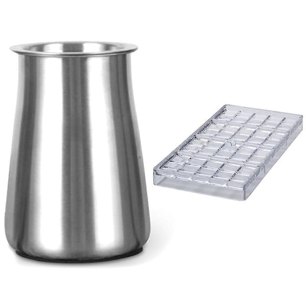 Chokoladebar Maker Slikform Break Apart Bar Chokoladeform & Kaffepulver Si af Rustfrit Stål