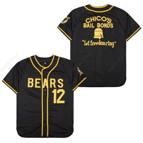 2023 World Baseball Jersey BEARS#12 Jersey träningsoverall style 6 3XL