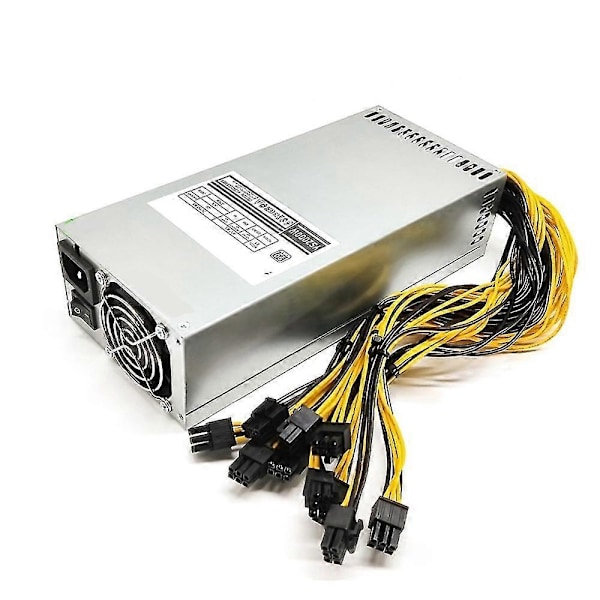 1800w 2u Psu Pc Mining Strømforsyning Mineirar Eth 1800w 6 Pin Miner Strømforsyning For 6 Gpu Bitcoin Antminer
