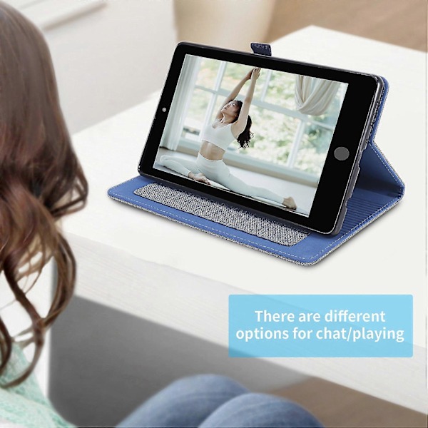 Skyddsfodral med bakstycke, ställ och ficka för Galaxy Tab A7 Lite 8.7 tum 2021 (sm-t220 / T225)