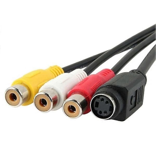 VGA SVGA - S-Video 3 RCA AV -sovitinkaapeli