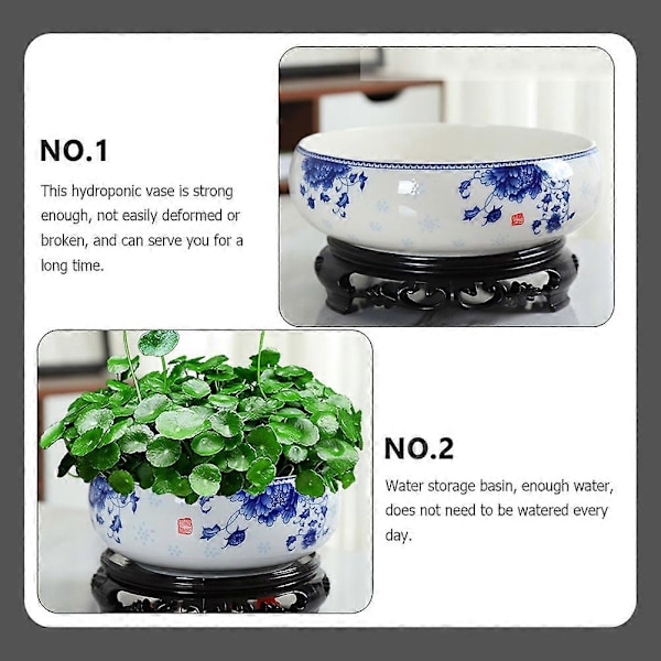 Persoonallinen narsissibonsai-ruukkusetti, keraaminen, reiätön, hydroponinen kukka-astia