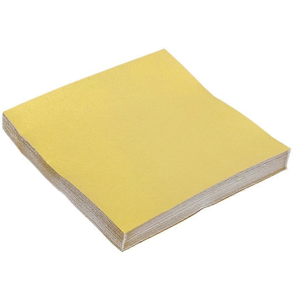 100 ark kvadratiskt origamipapper för vikning, DIY-papper, gyllene origamipapper