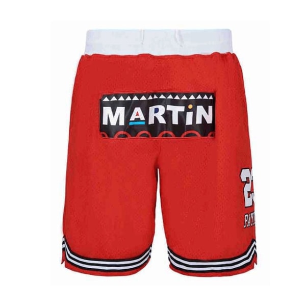 2023 nya basket MARTIN shorts utomhussport strandshorts red XL