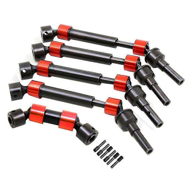 Metall CVD Drivaxlar Set För 1/10 Summit, röd