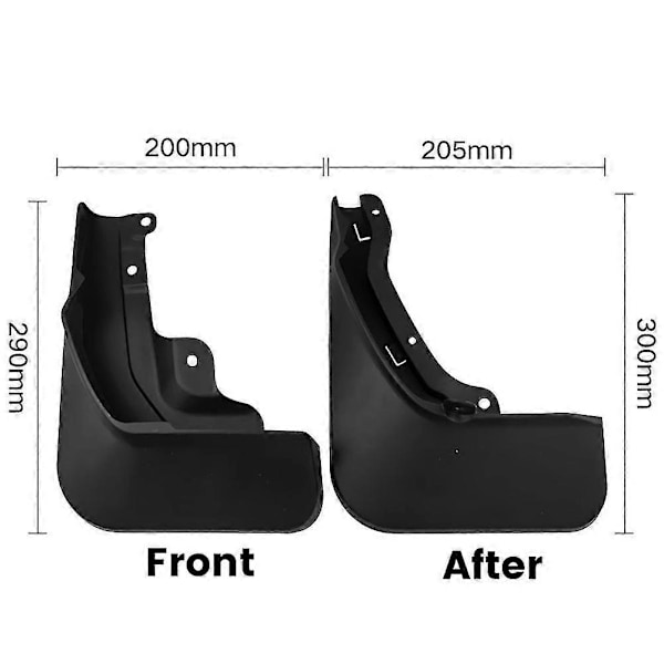 Bil Stänkskydd S Mudguard Splash Mudflaps Lera För -v 2023+