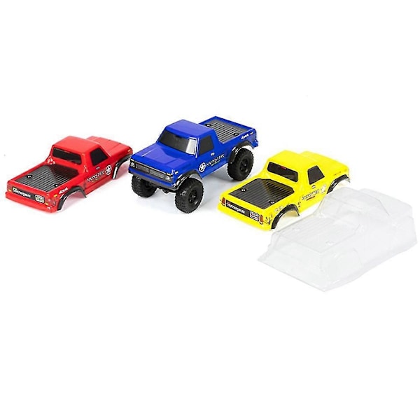 Mjukt plastkarosskal för Axial Scx24 1/24 Rc Crawler Car Diy Uppgraderingsdelar, röd