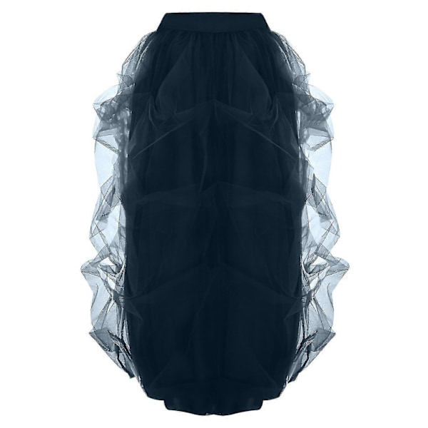 Sommerkjole Dame Tyl Lang Nederdel Høj Talje Flæse Gulvlang Bryllup Puffy Maxi Nederdele Kjoler Til Kvinder