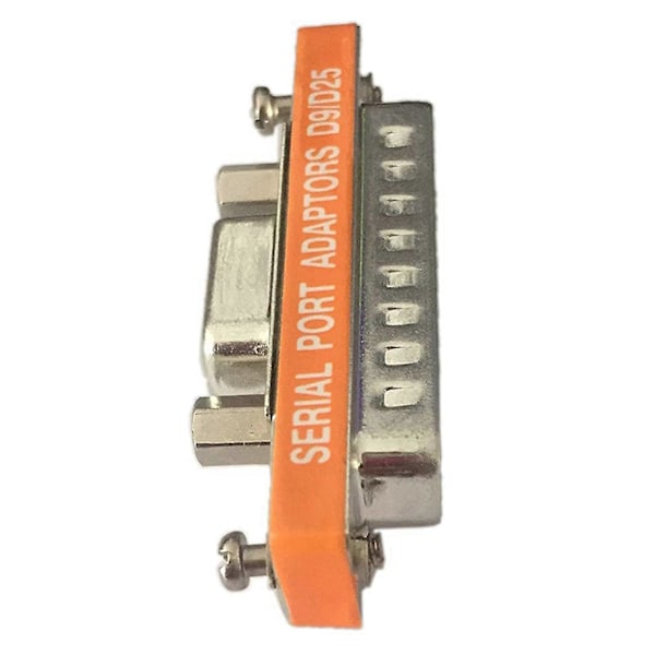 2x DB9 Hona till DB25 Hane Mini Seriell Portkabel Adapter Könsväxlare