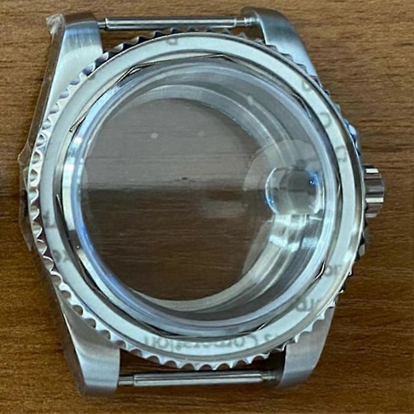 40mm Rostfritt Stål Klockboett Safirglas Delar Passar Nh35a Nh36a Urverk Utan Datumfönster Soli