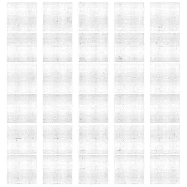 30 Stycken Plastnät Canvas Ark För Broderi, Akrylgarn Hantverk, Stick- Och Virkprojekt