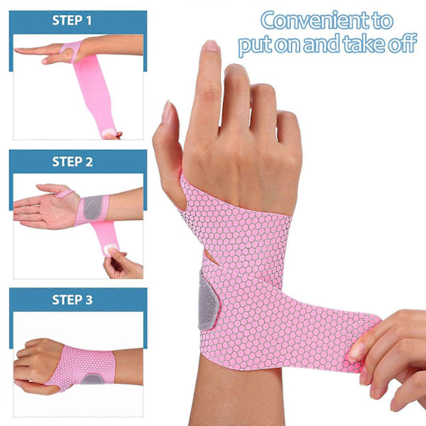 2 st Handledsstöd Handledsskydd Handledsband Handledsskena med Tummstöd
