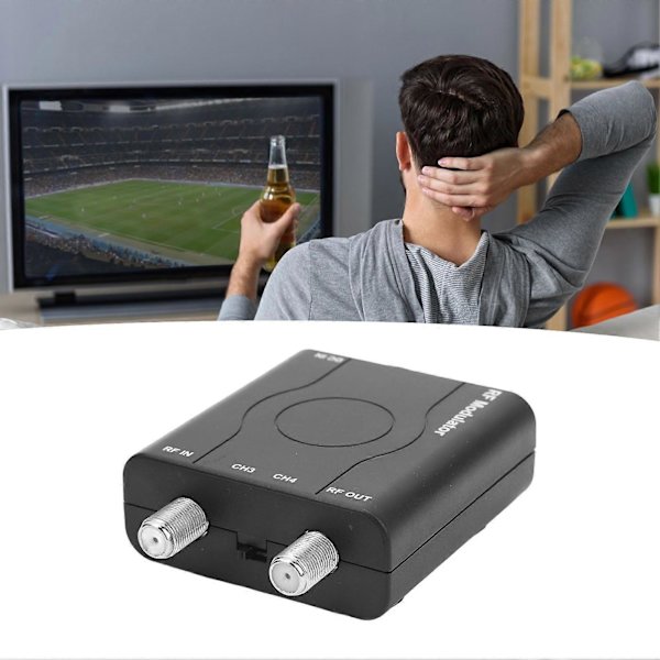 HDM61 HD Multimedie Interface til RF Modulator Understøtter NTSC Format Output 1080P PLL Kontrol af VHF Driftsfrekvens RF Modulator