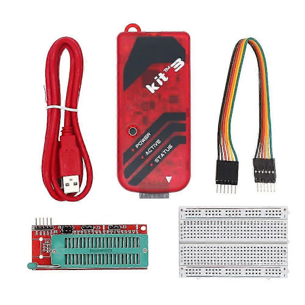 Sinkr Pic Programmeringssett Pickit3 Kompatibel Pic Mikrokontroller Programmerer Og In-circuit Debugger