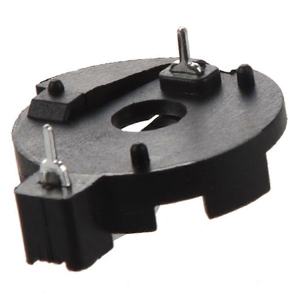 Cr2016 2025 2032 Knapcelle Batteriholder Sokkel Sort 10 Stk