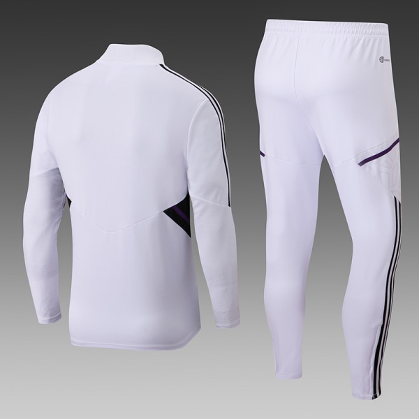 22-23 ny säsong Real Madrid långärmad tröja träningsdräkt white pants 2XL