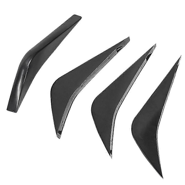 8x Bil Bagkofanger Luft Diffuser Fin Spoiler Til Corvette C7 2014-2019