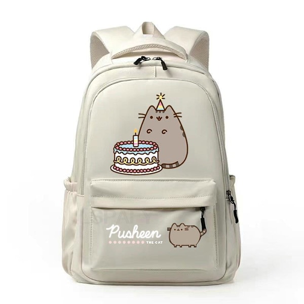 Kawaii Tjock Katt Ryggsäck Mode Canvas Ryggsäck för Kvinnor style 5