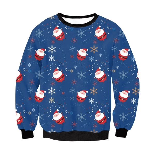 Ugly Christmas Sweater Herr Dam Tröjor 3D Rolig Söt printed Holiday Party Xmas Birthday Sweatshirts Unisex pullovers Toppar style 12 3XL