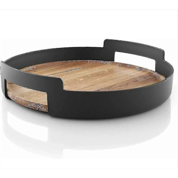Nordic Kitchen Serveringsbakke, Simpelt og Tidløst Design, Sort lin