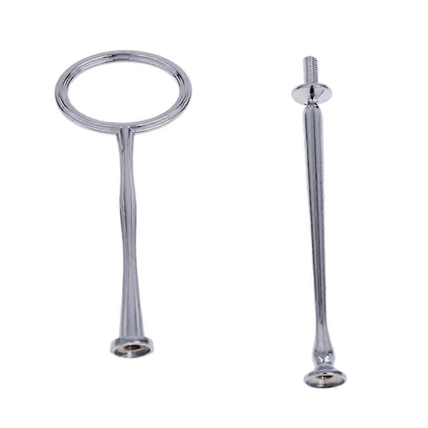 5 Bryllup Metal 2-lags Kageopsats Center Håndtag Stænger Fittings Kit