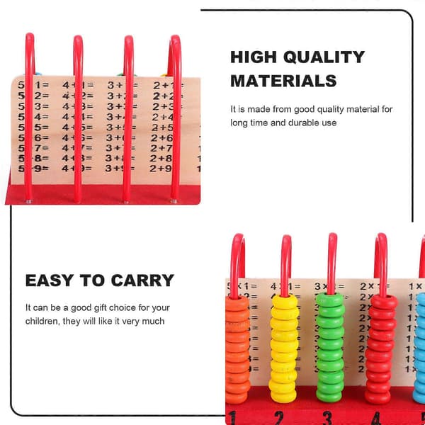 Barn Kreativt Regnespill Lærings Abacus Databehandlingsramme Matematikkleker