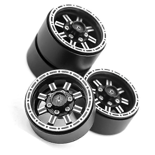 4 stk. Metall Beadlock 1.9 Felg Hjulnav For 1/10 Rc Crawler Bil Traxxas Trx4 Rc4wd D90 Axial Sc
