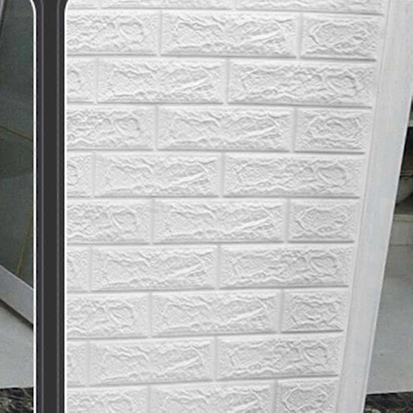 20 stk 35x38.5cm 3d Veggklistremerker Selvklebende Skum Murstein Rom Dekor DIY Tapet Veggdekor Vegg S
