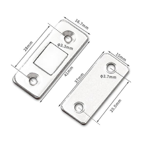 Dörrmagneter för skåp, 4-pack Magnetdörrstängare