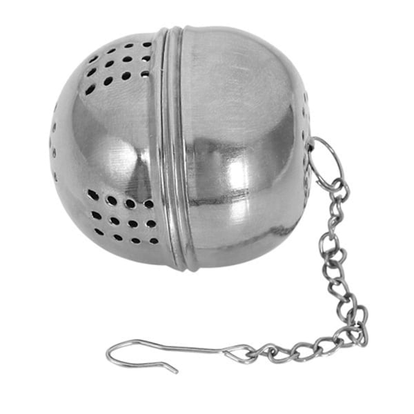 2x Te-kugle Si Infuser Rustfrit Stål Kugle Te Infuser Mesh Filter Si Med Krog Løs