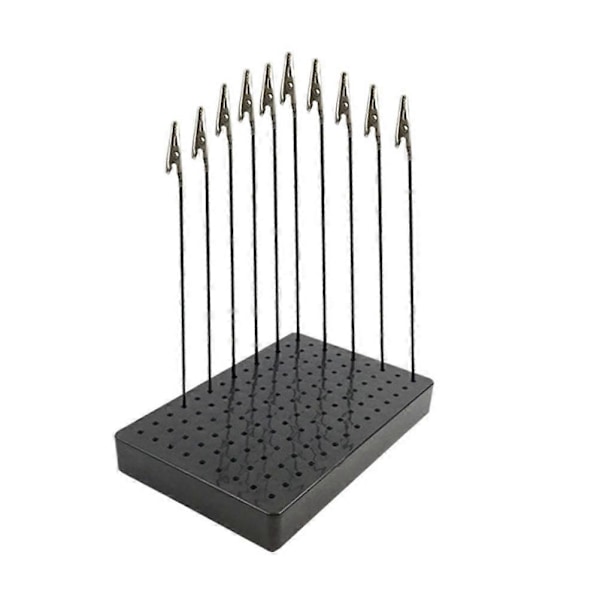 1 Set Modellbyggnadsbas Färgbox Stativ Färgklämma Bas Färgningsklämmor