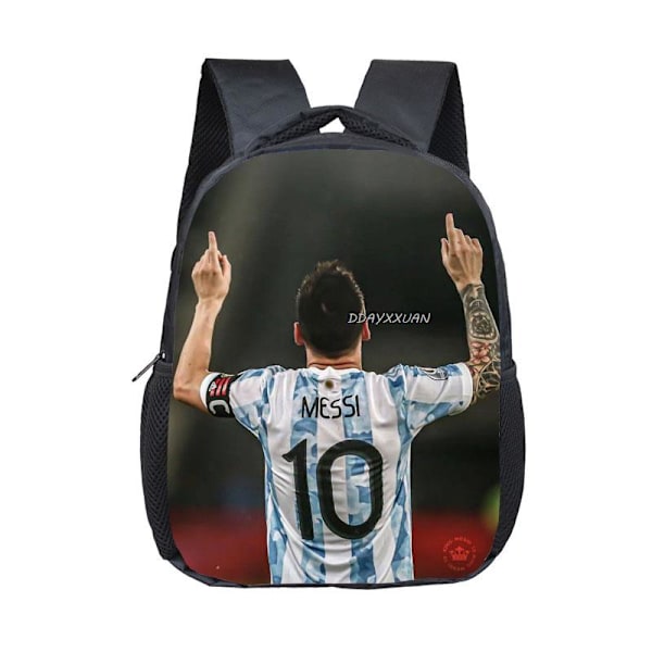 Messi-reppu lapsille, sarjakuvapainatus, koululaukku, oppilaan koululaukku style 7