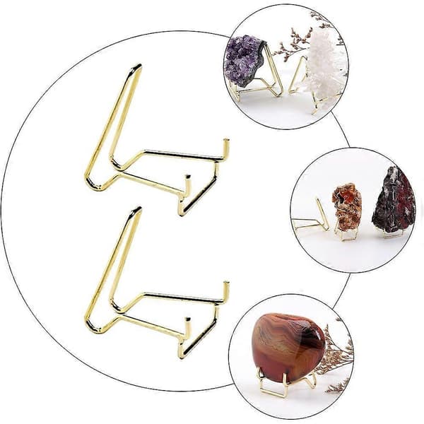 4 stk. Krystalmodel Display Stativer Fremvisningsstande Mineral Stativer Display Baser
