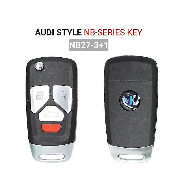 5 stk Keydiy Nb27-4 Fjernkontroll Bilnøkkel Universal 4 Knapper For Stil For Kd900/-x2 Mini/ -max Prog