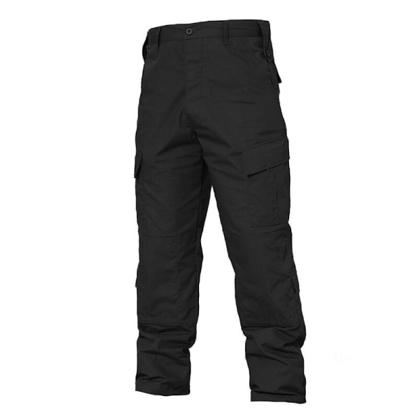Herr Militär Taktisk Armégrön Kamouflage Overall Stridsbyxor Black S