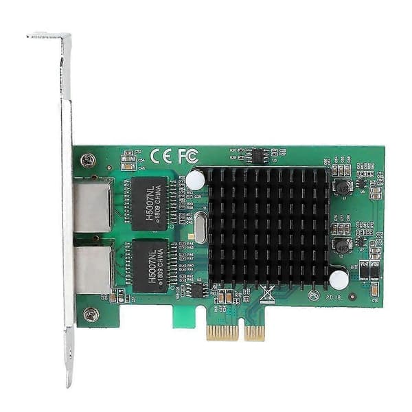 For Intel 82575 Pci-e X1 2-port Gigabit Ethernet Server Adapter Nettverkskort For PC