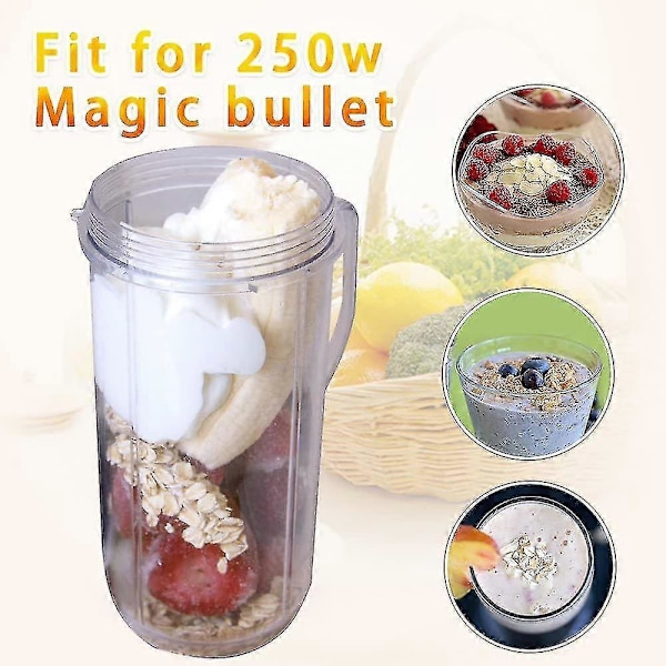 Høy 650ml Erstatningskopp med Håndtak for 250w Magic Blender Juicer MixerP20211224924