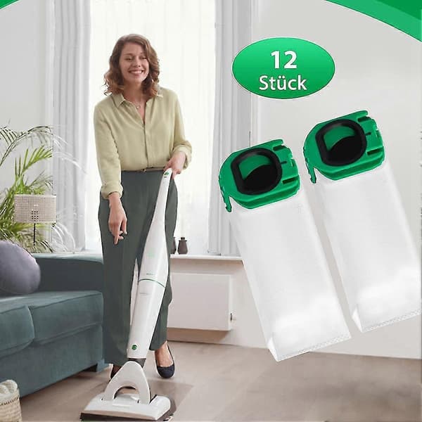Ersättningsdammsugarpåsar S D för Vorwerk Kobold Vb100 Fp100 Dammsugartillbehör Dammsugarpåsar