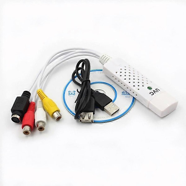 USB2.0 Video TV Tuner DVD Audio Capture Card Converter Adapter for Win 7 8