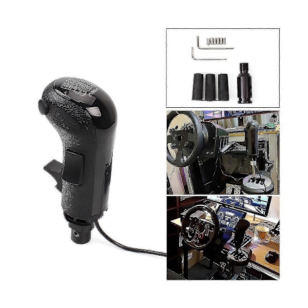PC USB Høj Lav Gear Simulator Skifteknop til Logitech G923 G29 G27 G25 TH8A USB Gearskifteknop til ATS ETS2 HB043