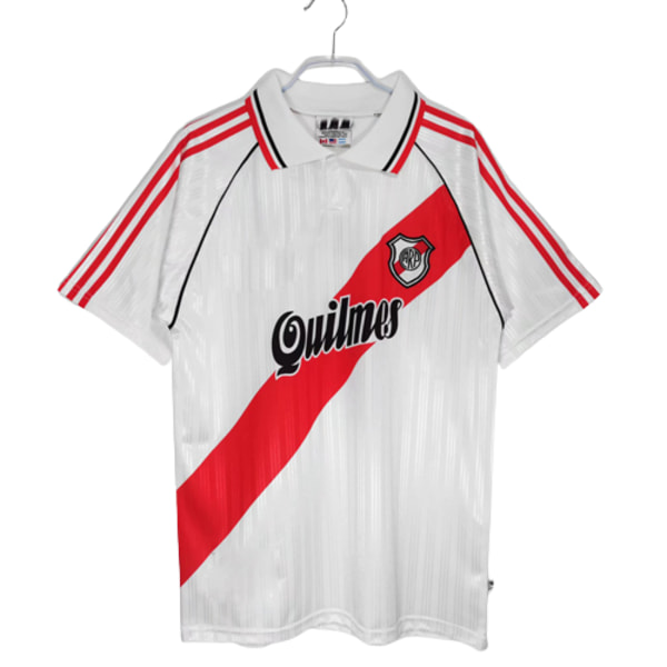 1995/96 River Plate träningsdräkt i hemmet jersey kortärmad tröja T-shirt Carrick NO.16 S